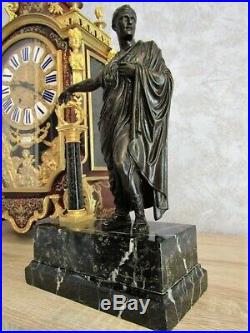 Superbe ancien Bronze Napoléon Bonaparte non pendule Empire, clock
