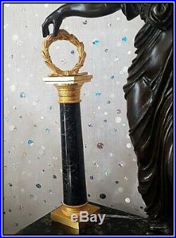 Superbe ancien Bronze Napoléon Bonaparte non pendule Empire, clock