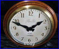 Superbe et grande horloge BRILLIE 65cm Electric Station clock (no ato,)