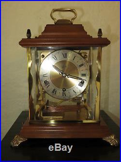 Superbe horloge musicale SCHATZ 3 mélodies chime mantel clock collection