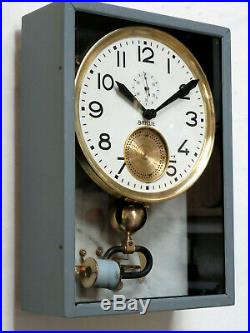 Superbe pendule mère BRILLIE master clock (no lepaute, ato)