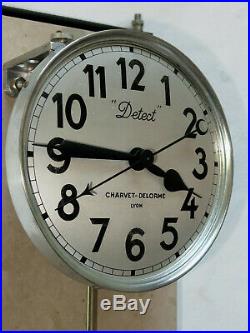 Superbe pendule mère CHARVET-DELORME master clock (no Brillié, Lepaute, Ato)