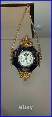 Très Rare Belle Pendule Horloge Double Face Carillon Comtoise Foret Noire Cartel