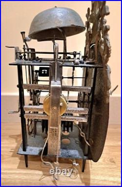 Tres Rare Horloge Pendule échappement chevalier de Béthune comtoise