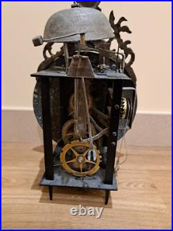 Tres Rare Horloge Pendule échappement chevalier de Béthune comtoise