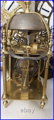 Très Rare Miniature Horloge Pendule Lanterne. Comtoise Foret Noire Cartel
