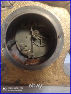 Tres grande pendule regule dore ressorts ok fonctionne sonne