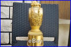Unique, rare pendule bronze ciselé et doré empire signé Gaston Jolly
