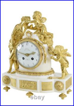 VENUS LOUIS XVI. Kaminuhr Empire clock bronze horloge antique pendule uhren