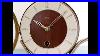 Vintage-Mantel-Clock-Plato-Top-Iconic-Rare-Model-Wood-Pendulum-Germany-Restored-01-lman