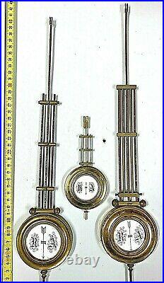 X3 LOT Balancier pendule horloge clock pendule antik uhr? Portique cartel