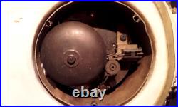 XIX Pendule Bronze Marbre Carrare Louis XVI Musique Mvt Marty